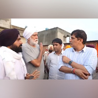 Punjab: AAP Delhi President Saurabh Bharadwaj brings relief material to flood-affected Ajnala