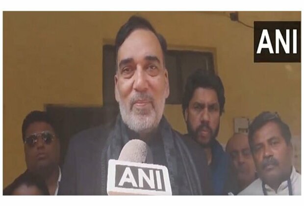 AAP Babarpur candidate Gopal Rai casts his vote in Delhi assembly polls