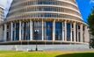 New Zealand's Parliament House, otherwise known as the Beehive. 