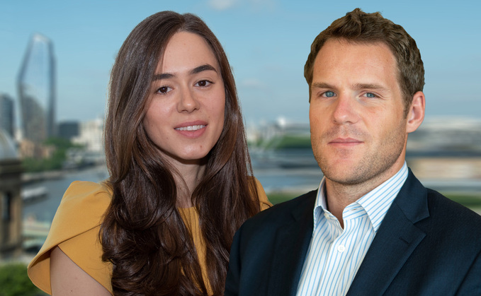 Daniela Dorelova (left) and  Alex Rowe (right), of Nomura Asset Management