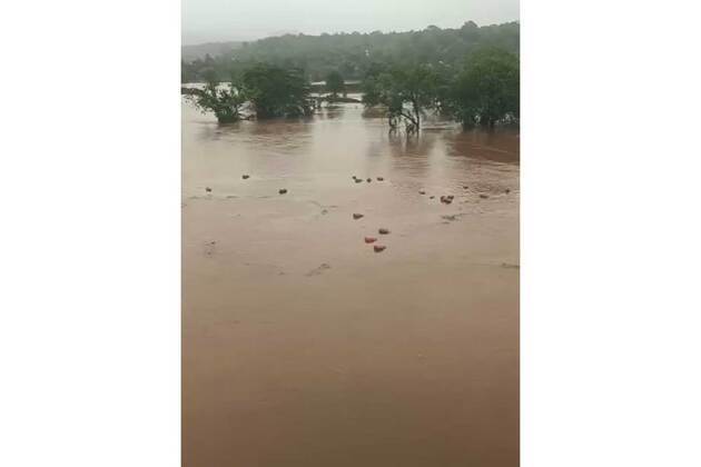 Raigad: 3,000 HPCL gas cylinders swept away into Patalganga river amid heavy floods; admin issues high alert