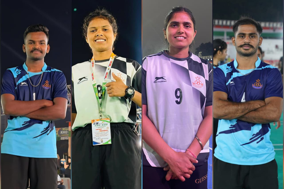 Guardians in uniform, warriors on playfield: Meet security/police forces personnel at Kho Kho Senior National