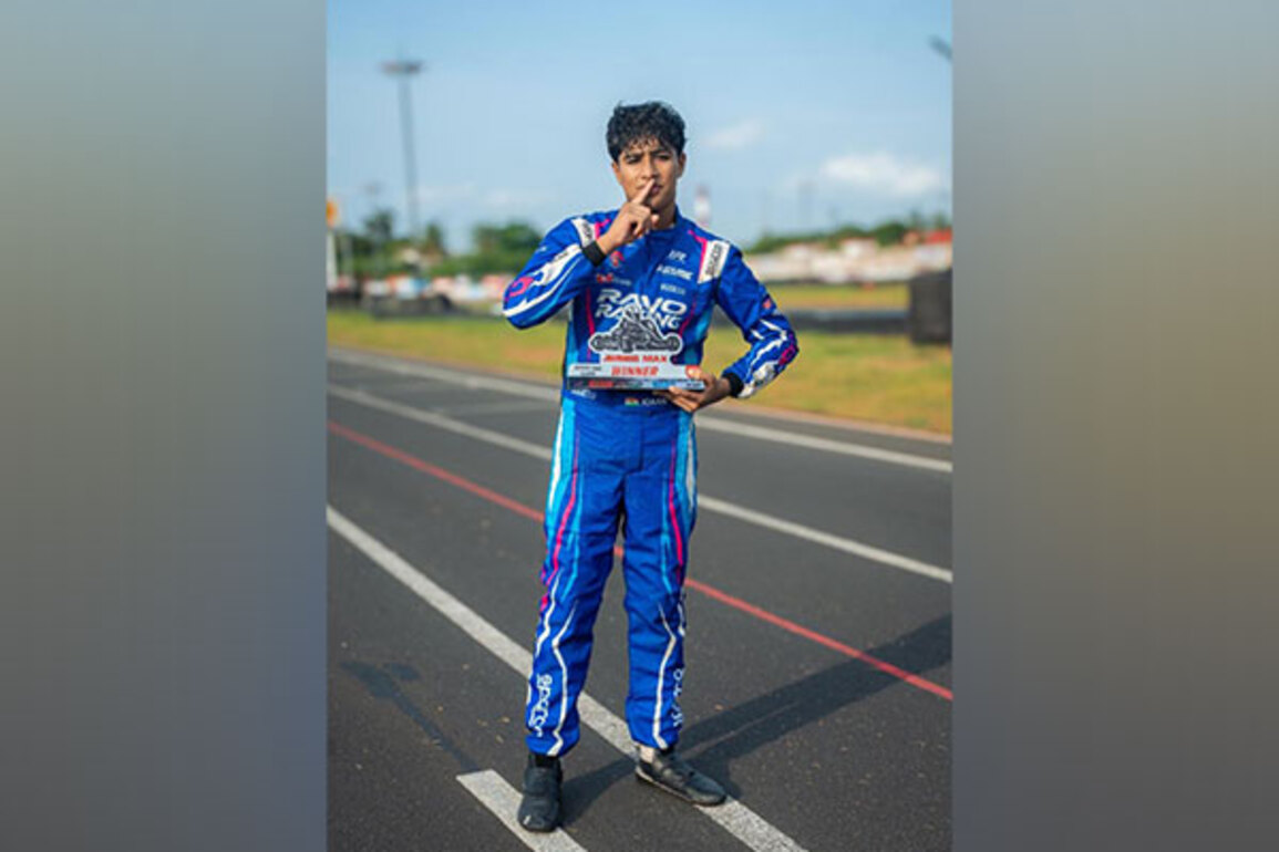 Mumbai's Kiaan Shah wins Round 3 of FMSCI National Karting Championship