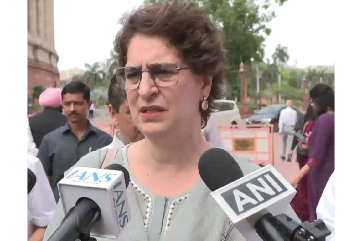 Priyanka Gandhi slams PM Modi over Kerala alliance remark, seeks Parliament debate on West Asia conflict