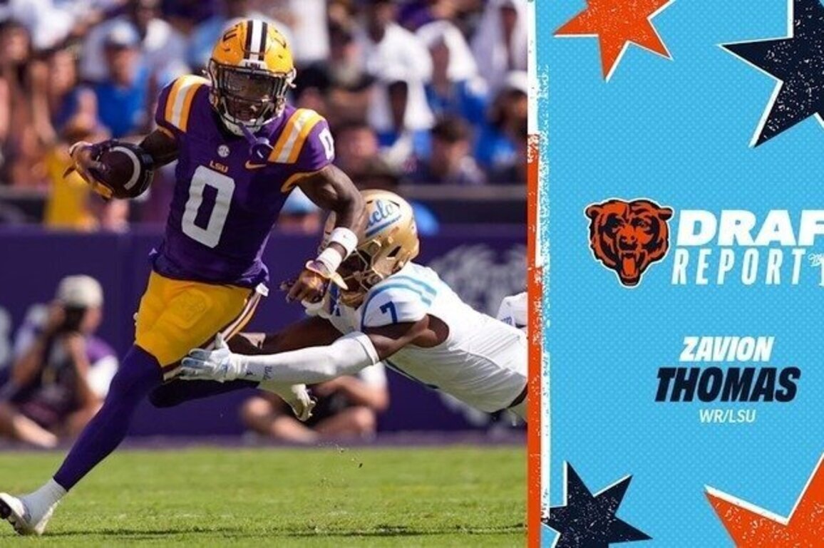 Bears select LSU WR Zavion Thomas at No. 89 overall