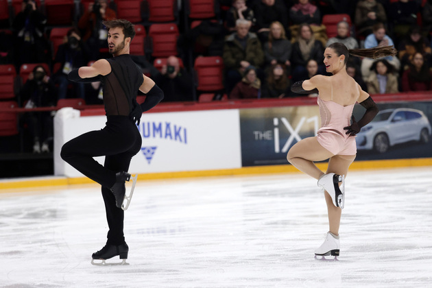 (SP)FINLAND-HELSINKI-FIGURE SKATING-ISU GRAND PRIX-ICE DANCE-RHYTHM DANCE
