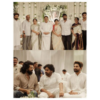 Allu Arjun grandmother's 'Pedda Karma': Chiranjeevi, Ram Charan, Pawan Kalyan offer prayers