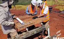 Núcleos de sondagem da Bravo no projeto PGM Luanga, no PA