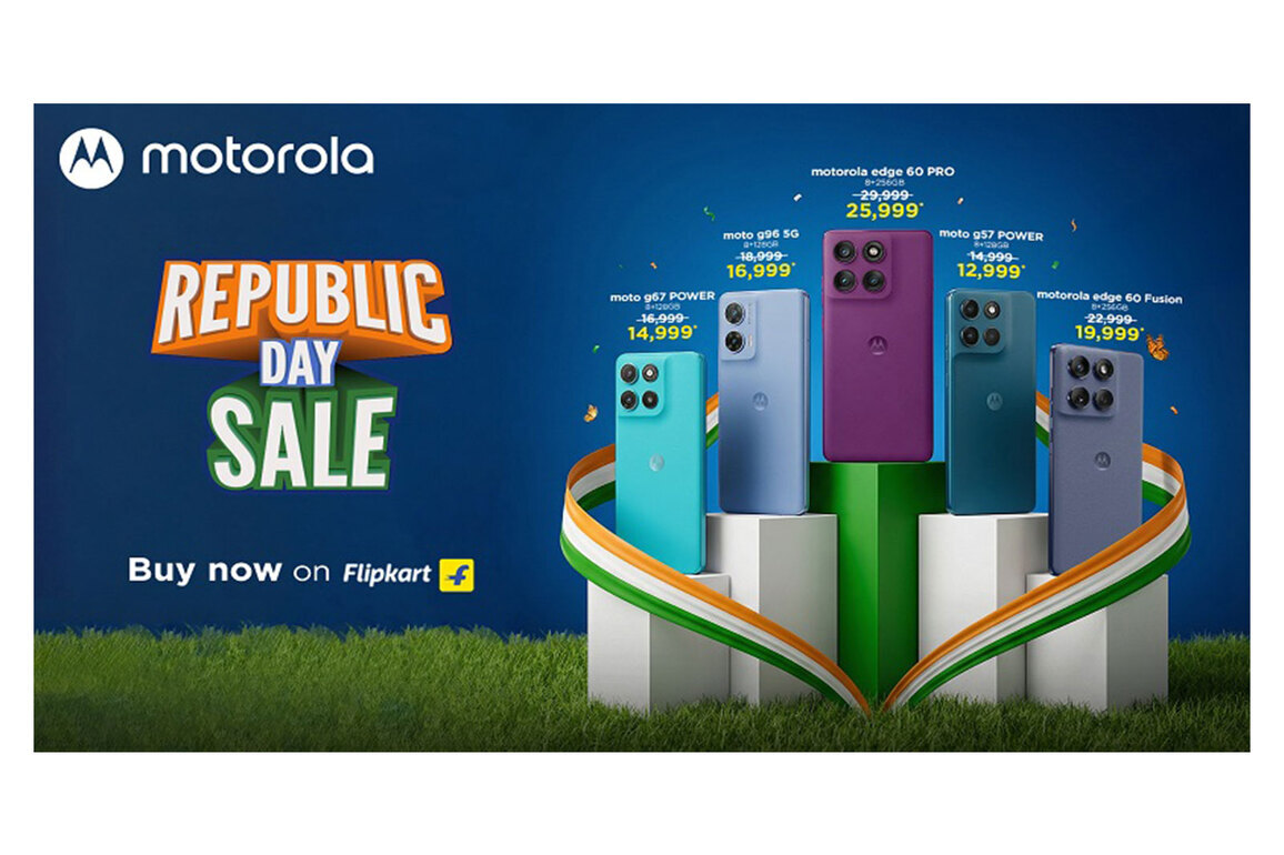 Motorola Brings Unbeatable Republic Day Deals on edge 60 Series and moto g Smartphones