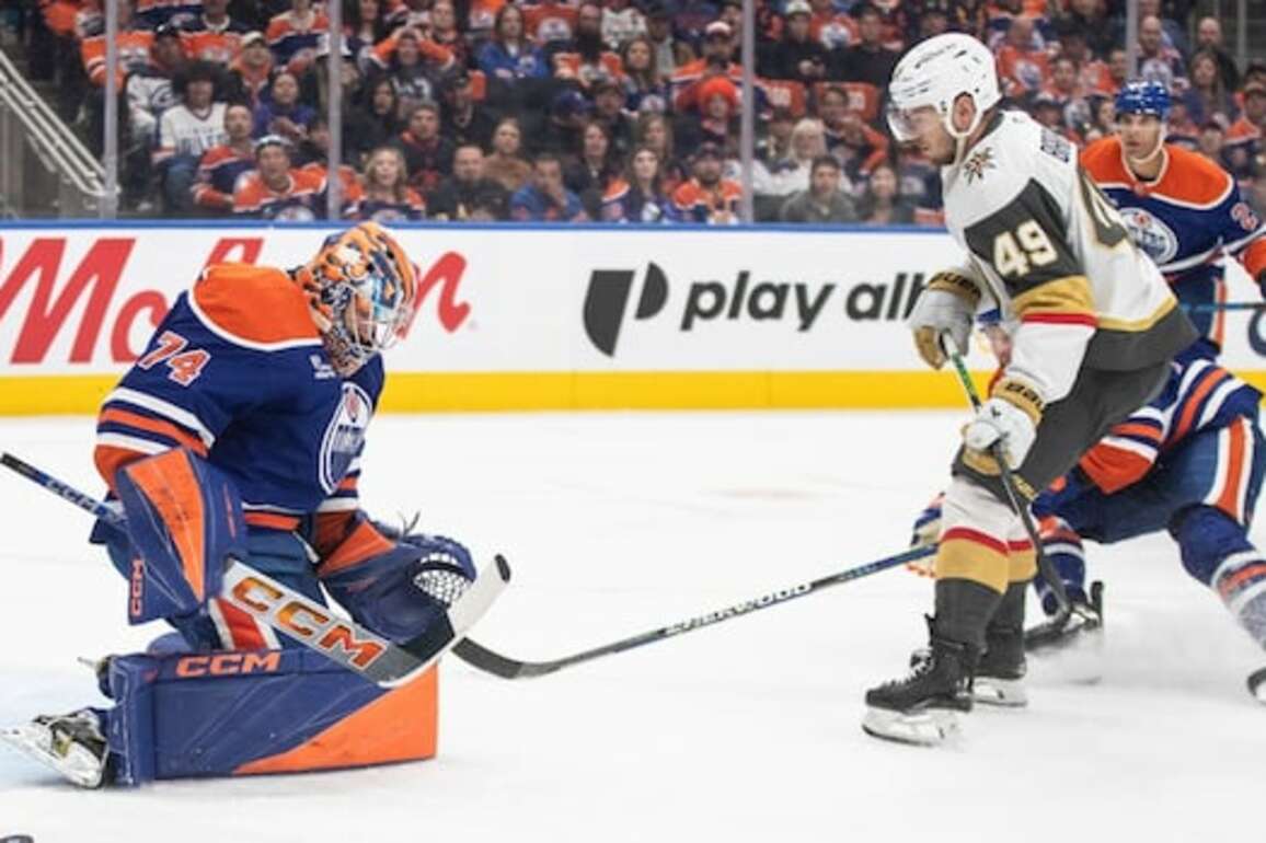 Stuart Skinner's first playoff win this season a 3-0 shutout for Edmonton Oilers