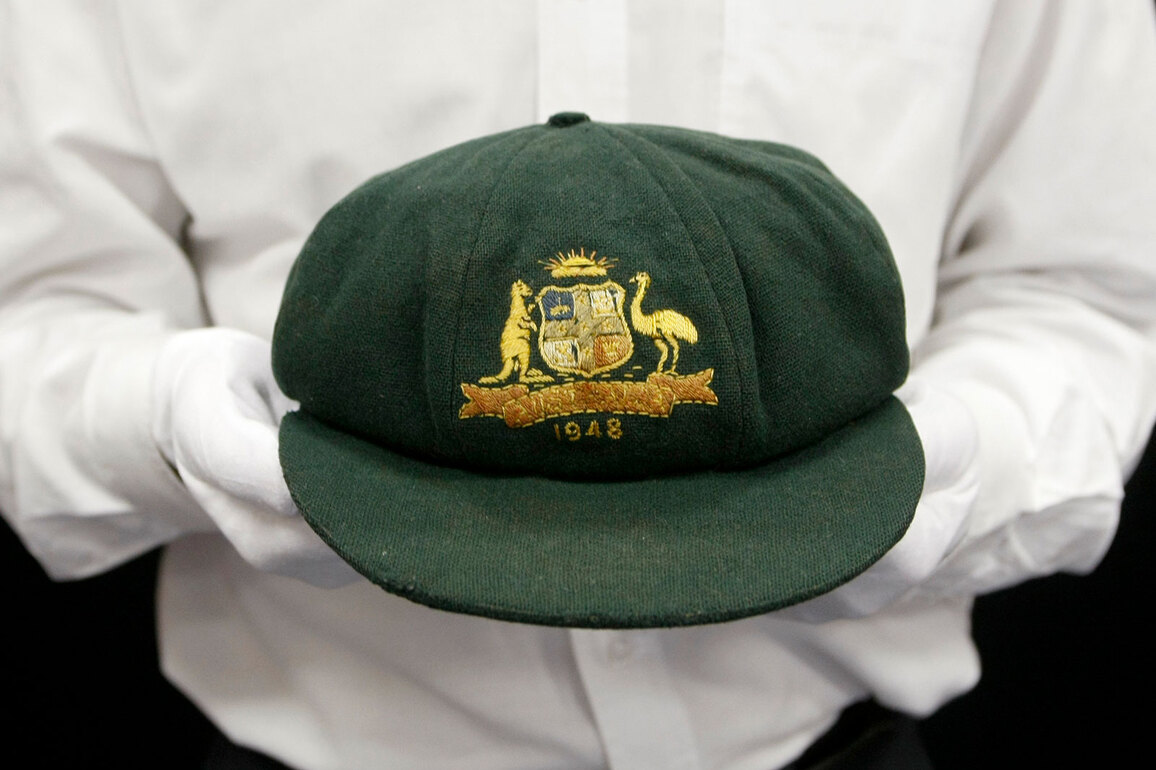 Don Bradman's baggy green from India's first post-independence series fetches AU$ 460,000 at auction