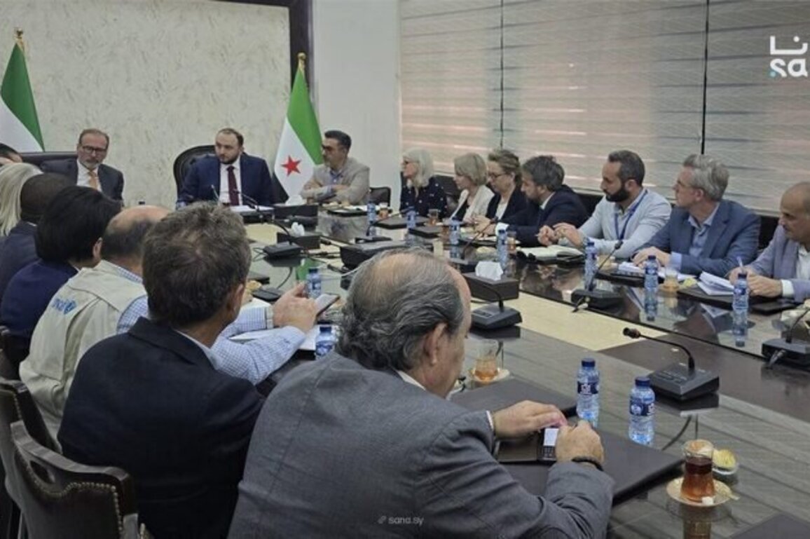 Homs governor discusses reconstruction support with German delegation