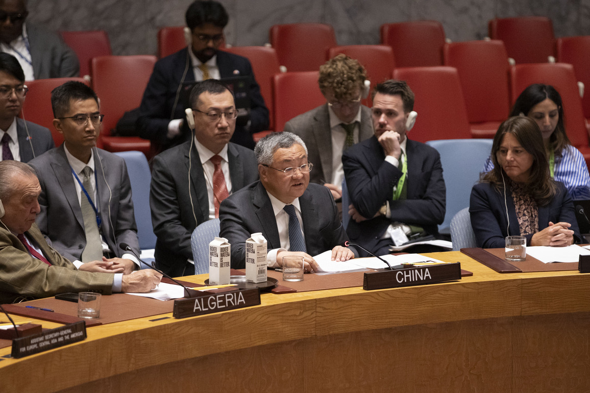 UN-SECURITY COUNCIL-MEETING-GAZA-CHINESE ENVOY