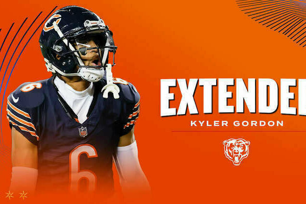 Roster Moves: Bears sign DB Kyler Gordon to three-year extension