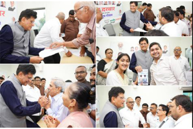 Union Minister Piyush Goyal addresses citizens concerns in his Mumbai North Lok Sabha constituency