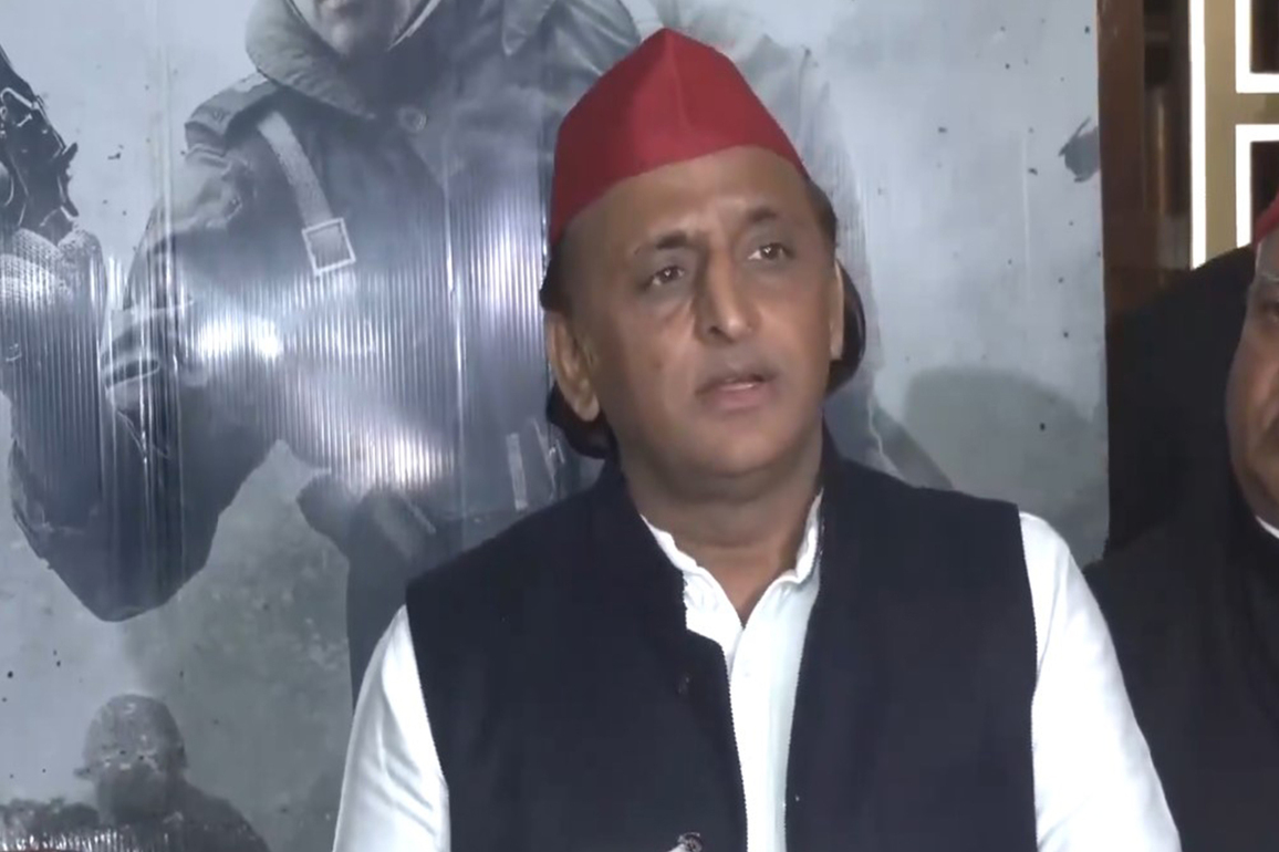 "Our borders, land are shrinking under their leadership": Akhilesh Yadav slams BJP