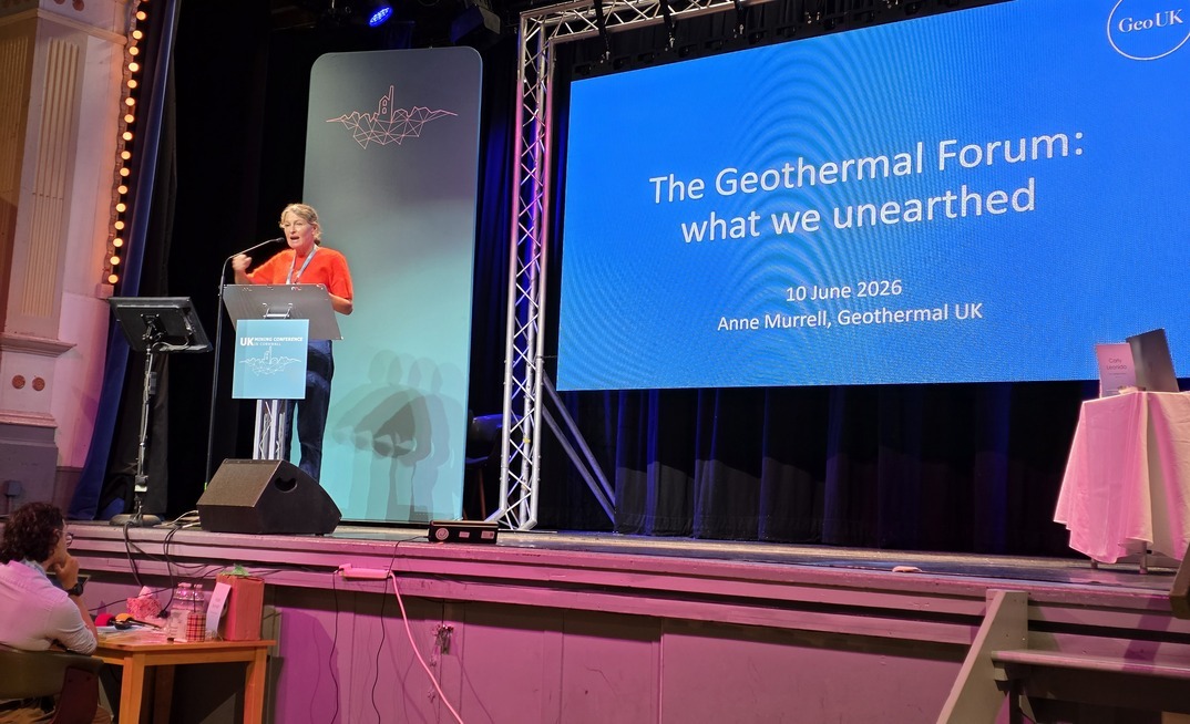 Anne Murrell shared her vision of geothermal energy in the UK