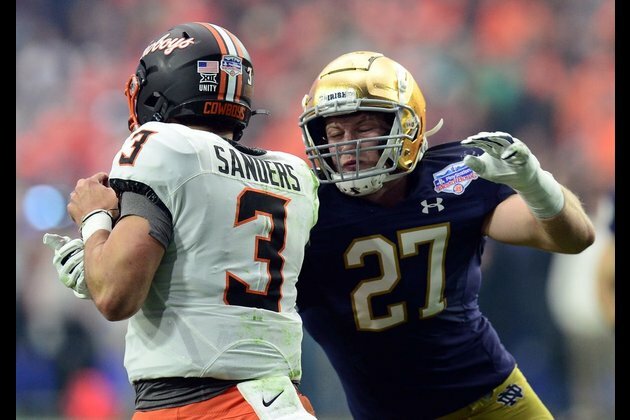 Notre Dame clears three starters to play vs. Ohio State