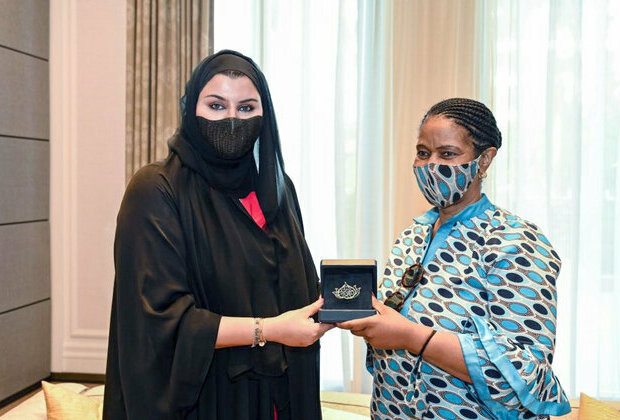 Fatima bin Mubarak honours former UN Women Executive Director