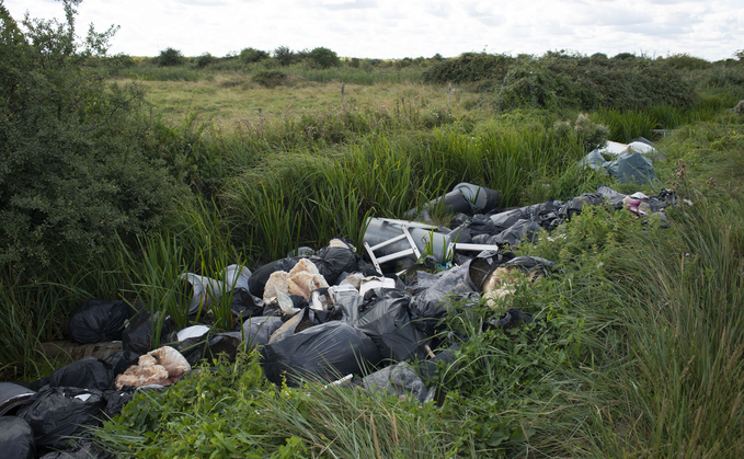 CLA president Victoria Vyvyan speaking on fly-tipping: "Without more progress, farmers, not the criminals, will continue to pay the price."