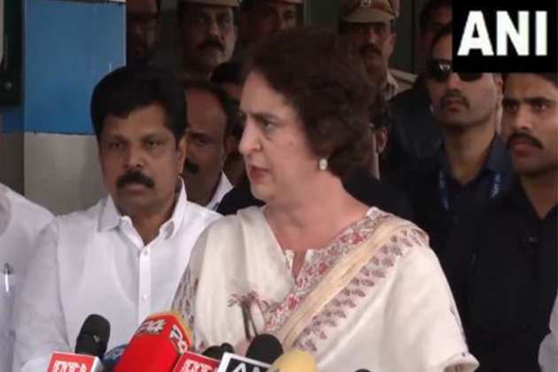 Priyanka Gandhi urges Kerala CM Vijayan to release funds for compensating families of victims of human-wildlife conflicts