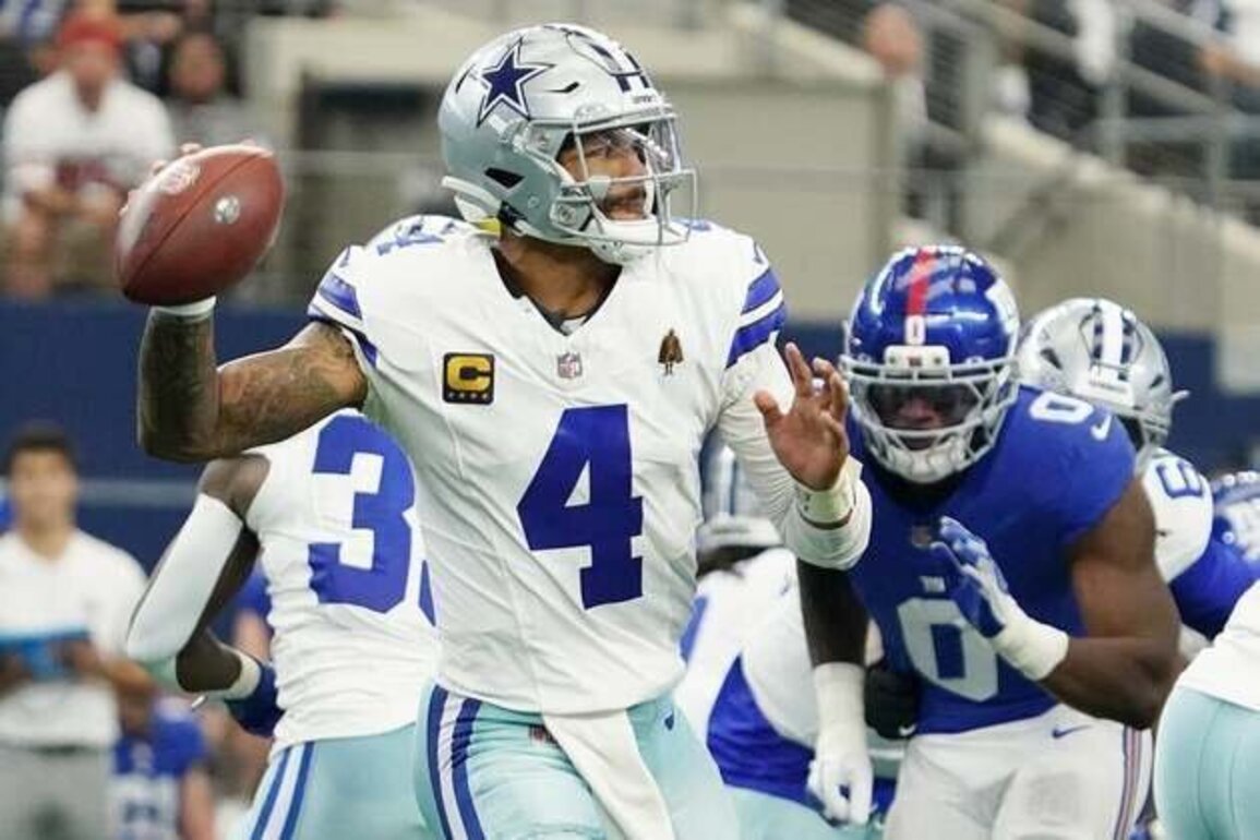 Dak Prescott eyes history as Cowboys cap season vs. Giants
