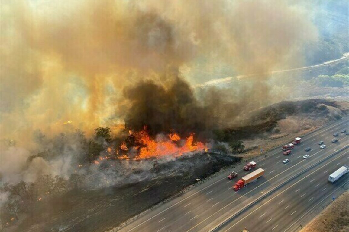 Wildfires Blaze across California Gold Country, Ravage Historic Town