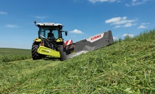  Claas’ new DISCO 100 series mowers can swivel up 105 degrees for high visibility and stability during transport. Image courtesy CLAAS Harvest Centre.