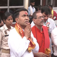 BJP leaders seek blessings at Maa Kamakhya Temple in Guwahati ahead of Assam CM's swearing-in ceremony