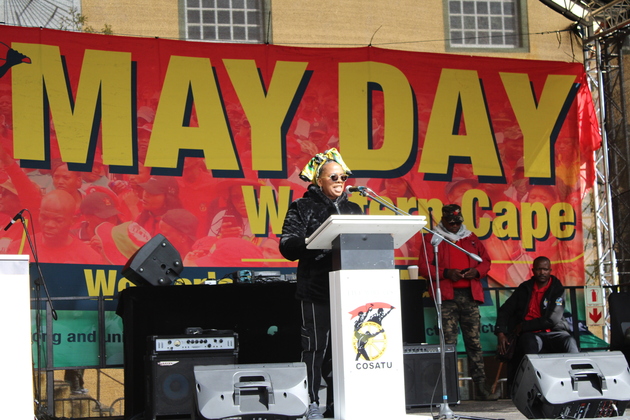 SOUTH AFRICA-CAPE TOWN-MAY DAY RALLY-INTERNATIONAL WORKERS' DAY