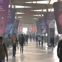 New Delhi: Bharat Mandapam gears up for India AI Impact Summit 2026