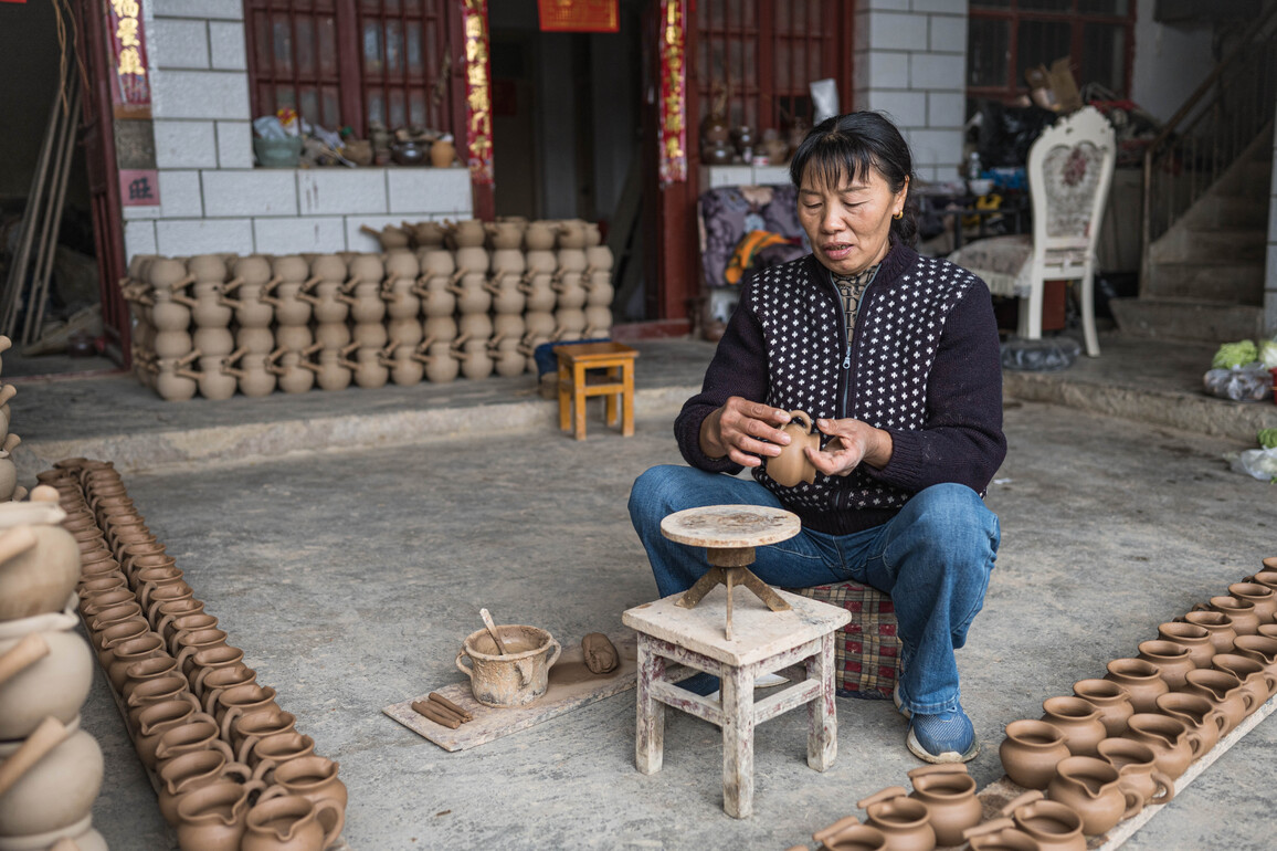 CHINA-YUNNAN-QUJING-LIAOHU-POTTERY VILLAGE (CN)