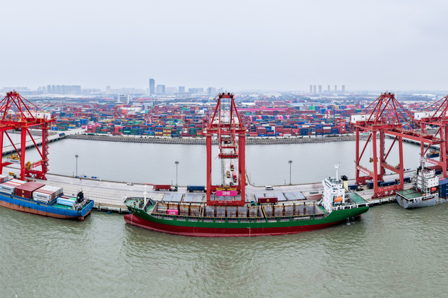 (EconomyInFocus) CHINA-JIANGSU-TAICANG PORT (CN)