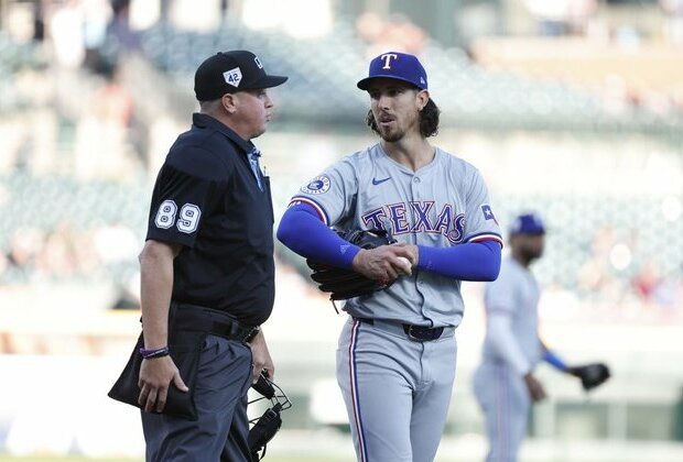 Rangers' Michael Lorenzen tasked with taming hot Braves