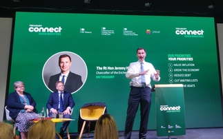 The Chancellor Jeremy Hunt was speaking at an event at London's Olympic Park yesterday | Credit: Michael Holder