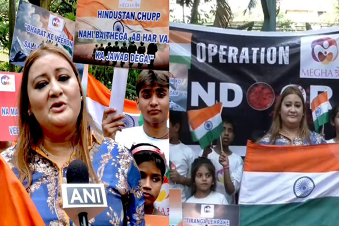 Operation Sindoor gets public support in Mumbai led by social activist Seema Singh