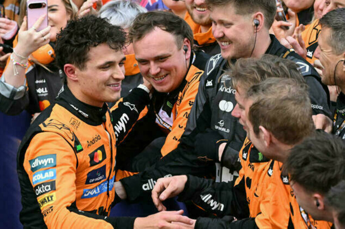 Norris holds off Verstappen to win rain-hit Australian Grand Prix