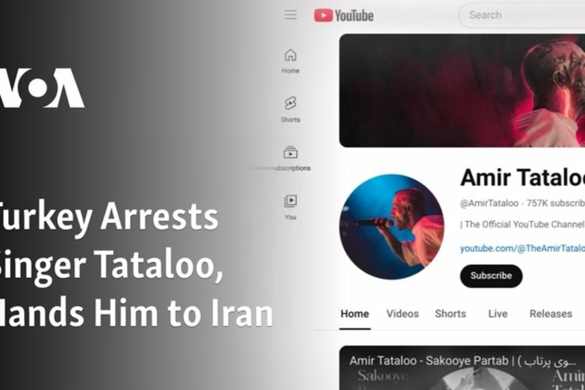 Turkey Arrests Singer Tataloo, Hands Him to Iran