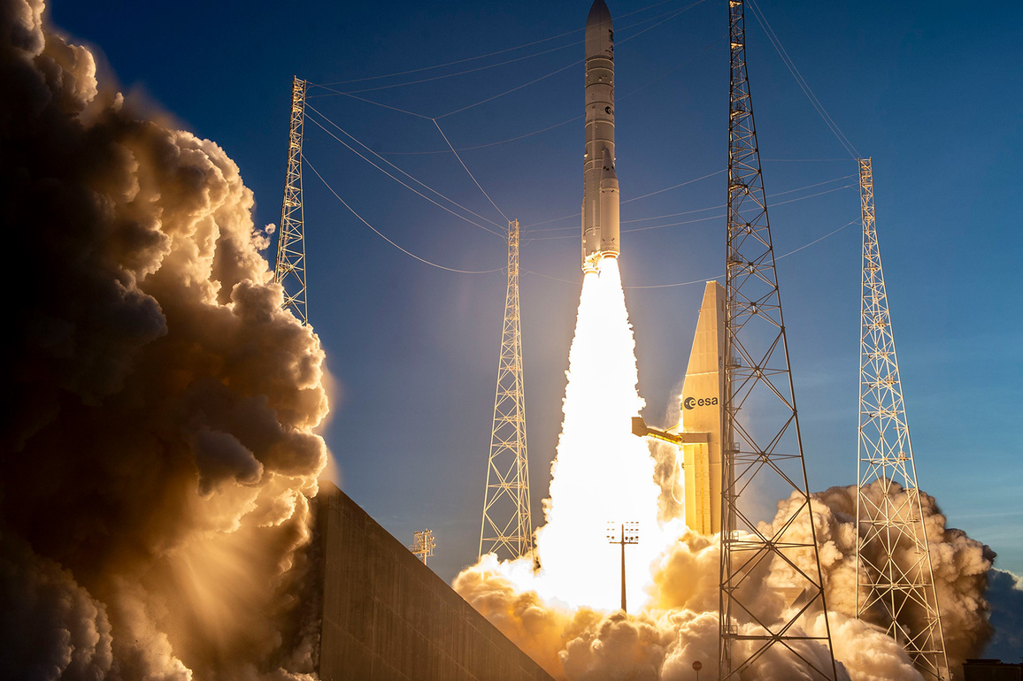 "French and European pride": Macron lauds Ariane 6's launch carrying Copernicus Sentinel-1D satellite