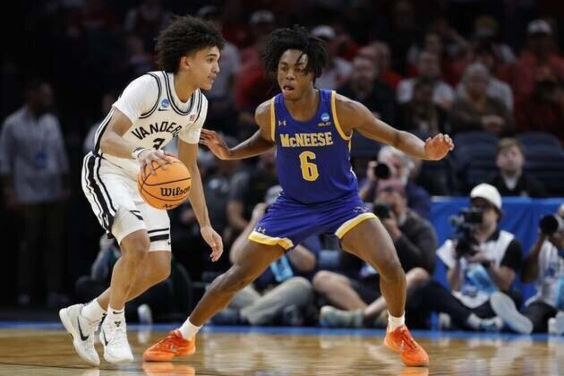 Vanderbilt tops McNeese for 1st NCAA Tournament win since 2012