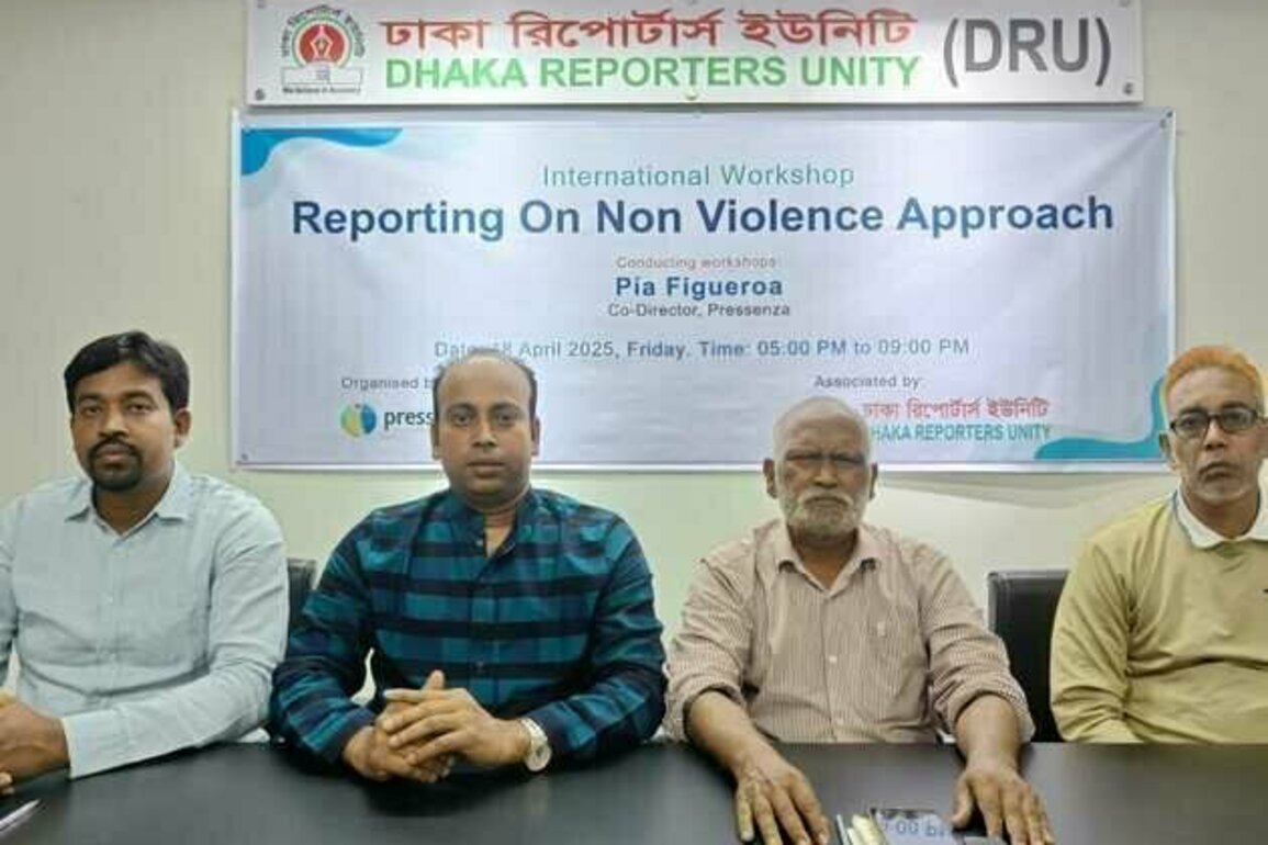 Urgent emphasis on non-violent approach in news reporting
