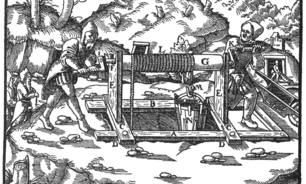 Miners depicted in Georg Agricola1556 book De re metallica