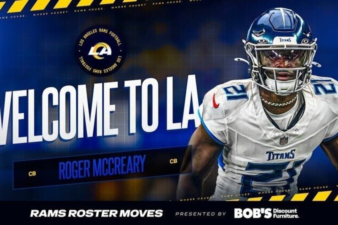 Rams trade for CB Roger McCreary