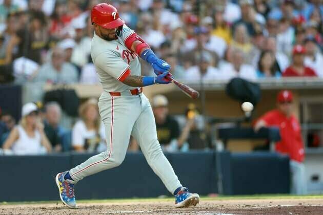 Phillies beat Red Sox in 10th on walk-off catcher's interference