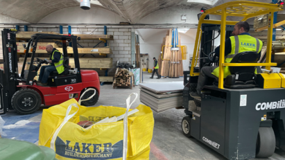 Laker forklift fleet goes fully electric 