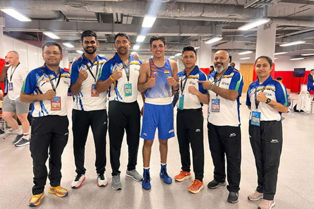Hitesh, Sachin Siwach lead India's winning start at World Boxing Cup Kazakhstan 2025