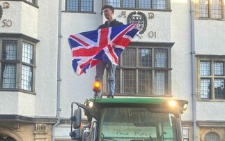  protest outside Oxford Farming Conference