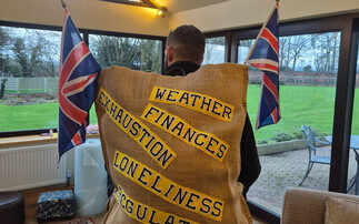 Farmer embarks on solo, 142-mile trek to highlight farmers' mental health