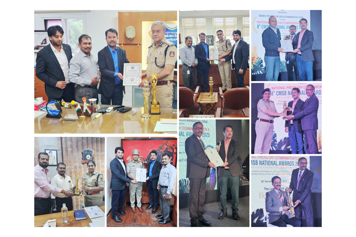CMSB Honours Karnataka's Senior Police Leadership with National Awards for Exceptional Public Service