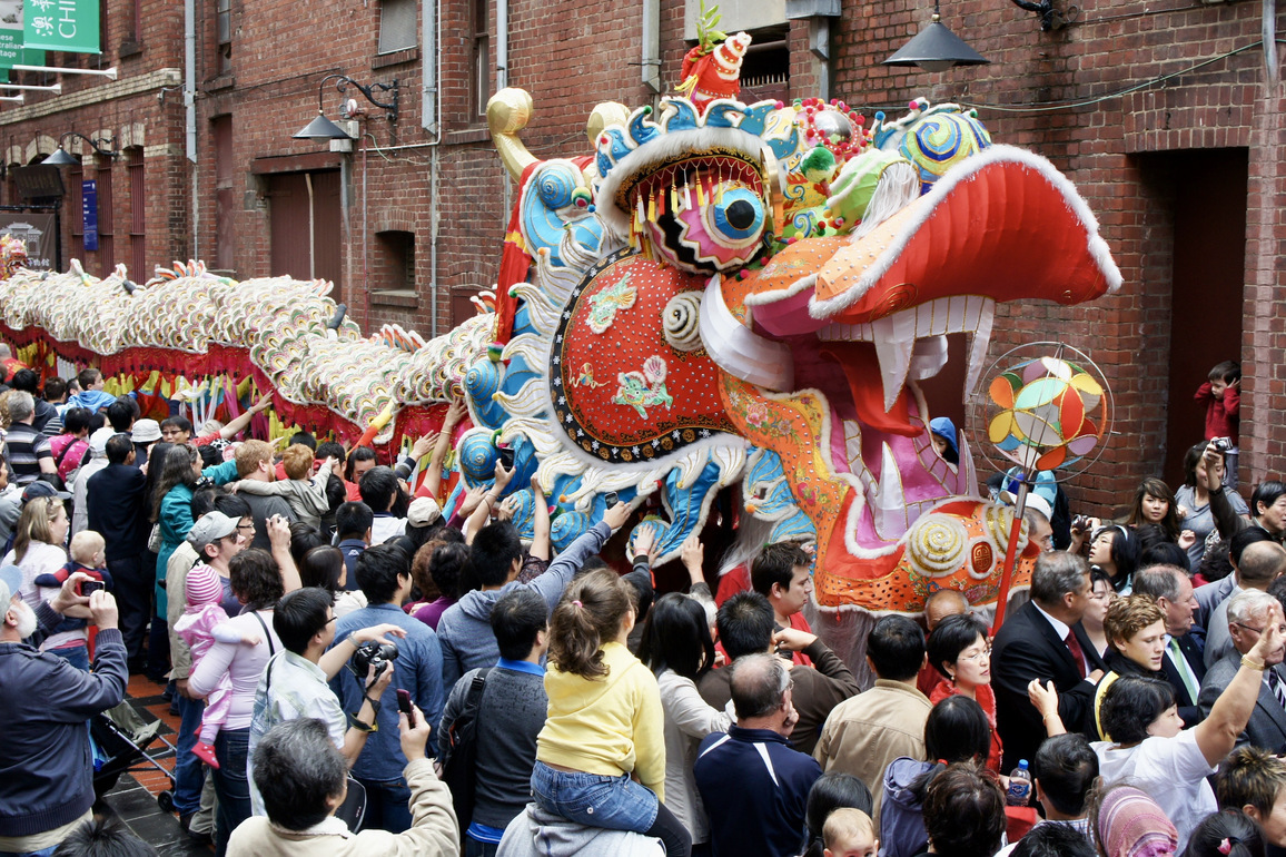 AUSTRALIA-MELBOURNE-CHINESE MUSEUM-DRAGON